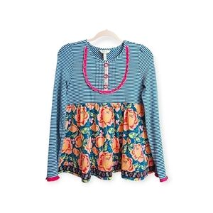 Matilda Jane Once Upon A Time Gallant Ruffle Back Tunic, Size 14